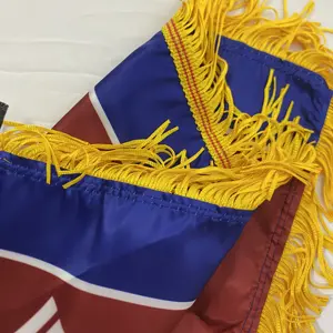 Produttore all'ingrosso a buon mercato personalizzato coreano appeso bandiera Banner Mini calcio triangolo gagliardetto bandiere