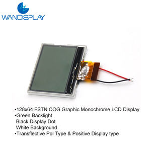 Wandisplay 28 Pin 128*64 <span class=keywords><strong>Lcd</strong></span> grafis Instrudial <span class=keywords><strong>Lcd</strong></span> modul Display kristal cair Mono, LCM - Product Image 2