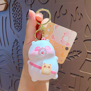 Llavero de Silicona con Diseño de Dibujos Animados de HECION, Llavero Antiestrés con Burbujas para Bolsos - Product Image 4