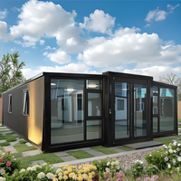 Maison mobile Tiny House 3 4 chambres, maisons préfabriquées pliables, 20 pieds 40 pieds, maison conteneur extensible de luxe
