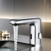 HY-126AD de haute qualité Design moderne monotrou capteur robinet sans contact eau chaude et froide cuisine salle de sport bassin robinet corps en cuivre