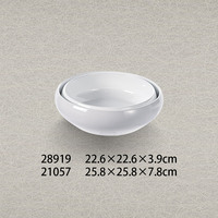 Assiette en mélamine écologique pour riz, steak, dîner, déjeuner, collation, dessert, compatible lave-vaisselle, qualité alimentaire