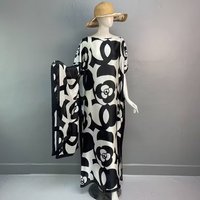 Vente en Gros Dashiki Boubou Imprimés de Luxe pour Femmes Africaines, Robes Kaftan Abaya de Dubaï