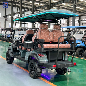 Voiturette de golf CAMP <span class=keywords><strong>6</strong></span> places avec batterie au lithium personnalisée, panneau solaire sur le toit, homologuée pour la route, idéale pour les communautés fermées - Product Image 4