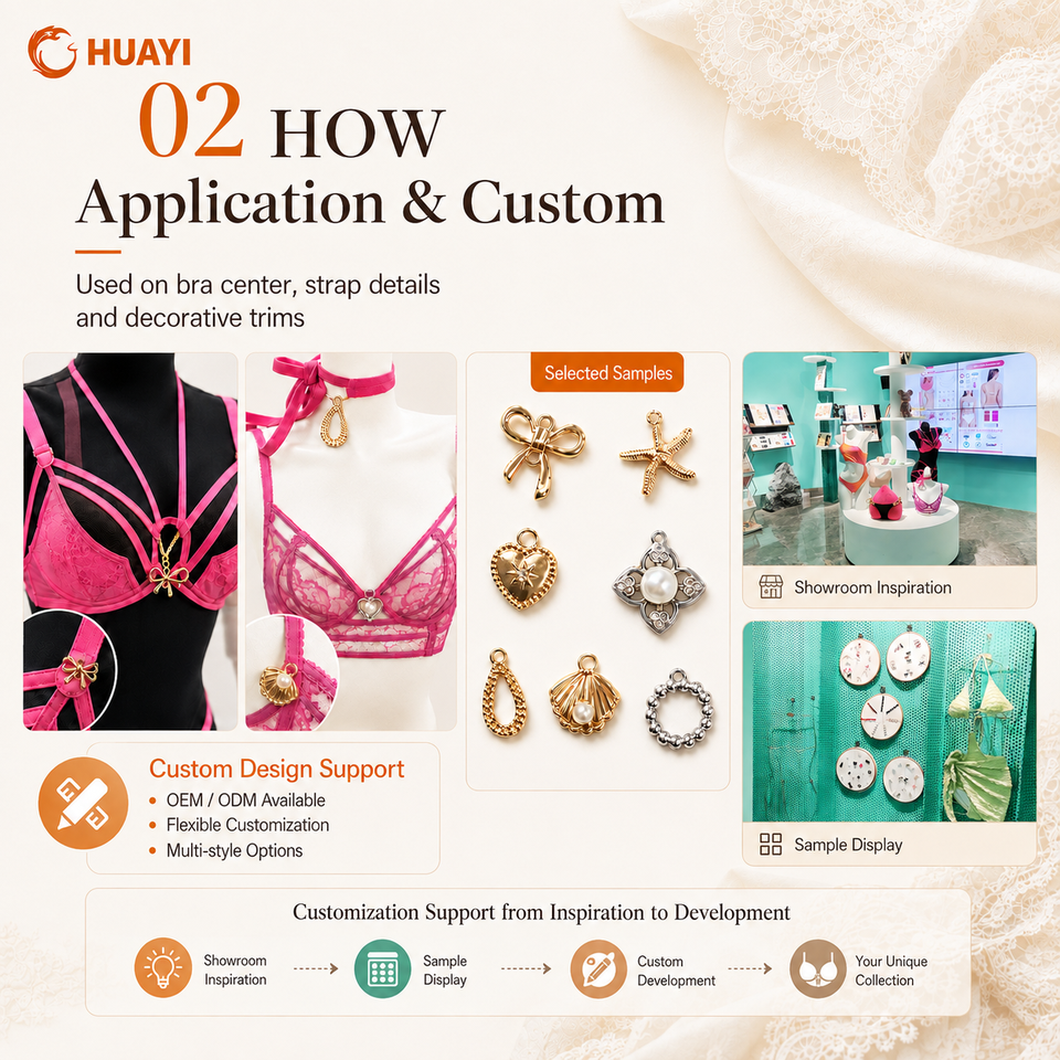 Number Slideshow Alloy Bikini Shell Design Clothing Pendant Buckle Fashion Metal Charms ...