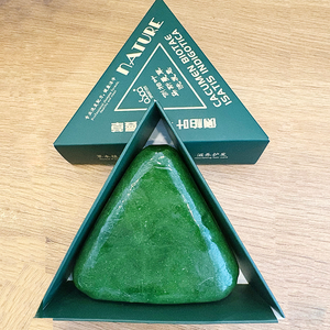 Trung Quốc thảo dược công thức thúc đẩy dầu kiểm soát Fluffy platycladus orientalis lá tam giác màu xanh lá cây tóc dầu gội Thanh xà phòng - Product Image 6