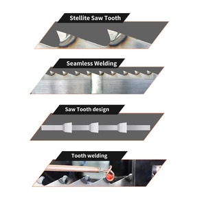 Lame de scie à ruban à plaquettes Stellite à prix d'usine pour scierie, scierie portative, Scierie Woodmizer LT40 - Product Image 2