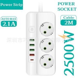 Quy định Châu Âu Ổ cắm thông minh Tổng công tắc điều khiển <span class=keywords><strong>2</strong></span> mét plugboard dòng mở rộng cho văn phòng nhà - Product Image 6