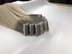 Ruikang Long - Extensiones de Cabello Humano con Cinta Adhesiva Invisible, Cabello Indio Rubio, Mini Inyectado, al por Mayor - Product Image 5