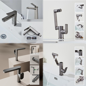 Yuson Ysa60-serie Aluminiumlegering Moderne Stijl Enkele Handgreep Één Gat Bak Kraan Mengkraan - Product Image 1
