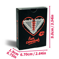 Jeux de chambre à coucher : Jeu de cartes interactif innovant pour couples, défi romantique et coquin pour une soirée, édition complète en anglais pour les couples