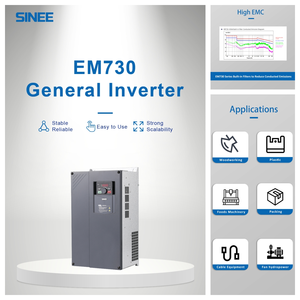 ตัวแปลงความถี่ SINEE EM730 50/60 Hz VFD ปรับความถี่ได้ AC 380-480VAC 250kW สำหรับมอเตอร์ คอมเพรสเซอร์ โบลเวอร์ EM730-250-3  ปรับแต่งด้วย AI - Product Image 2