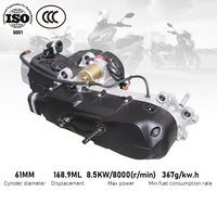 Kit de Motor de Motocicleta de Aleación de Aluminio Chino Económico de 180 CC y 4 Tiempos Refrigerado por Aire con Freno de Disco Central
