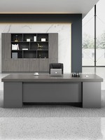 Scrivania da ufficio, semplice e moderna, scrivania direzionale, scrivania grande per postazioni multiple, scrivania per manager e dirigenti