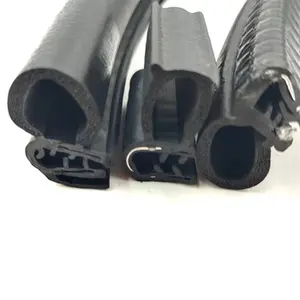Car seal Black rubber wear-resistant extruded U-type premium car interior auto parts