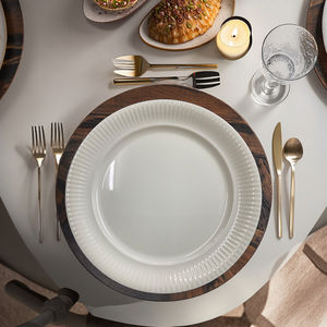 <span class=keywords><strong>Vajilla</strong></span> Moderna de <span class=keywords><strong>Melamina</strong></span> Blanca de Alta Gama de 14 Pulgadas, Irregular, <span class=keywords><strong>Apta</strong></span> para Lavavajillas y <span class=keywords><strong>Microondas</strong></span>, Desechable, para Bodas y Fiestas - Product Image 2