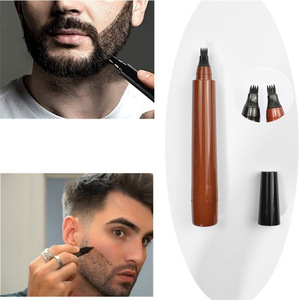 <span class=keywords><strong>Crayon</strong></span> à sourcils imperméable à base de plantes pour hommes, <span class=keywords><strong>crayon</strong></span> de remplissage et de traçage de la barbe avec une forte tenue - Product Image 2