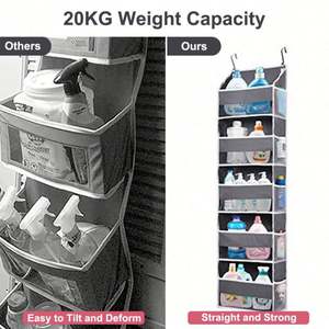 Organisateur suspendu personnalisé multi-couches robuste et durable, armoire portable, organisateur de vêtements - Product Image 6