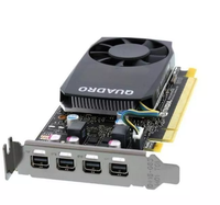 Kartu Grafis GDDR5 PCIe 3.0 X16 Profil Rendah 4 X Mini DisplayPort Retail N-vidia Quadro P600 2 GB Gpu