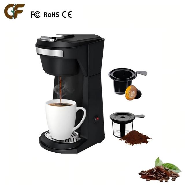 Professional Home Office Travel Brewer Capsule Single Serve K-cup Coffee Maker Machines for Pod Ground Coffee