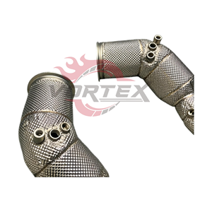 Tubo de Escape de Alto Rendimiento Vortex de Acero Inoxidable con Acabado Espejo para Audi S6/S7/C8 2.9T V6 4.0T V8 2020-2026 Racing - Product Image 4