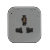 Prises de voie d'alimentation murales intelligentes populaires à lumière LED pour salon cuisine prise britannique cachée piste USB pour ordinateur portable pour bureau à domicile
