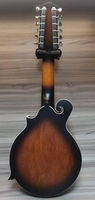 Vente chaude Mandoline 12 cordes Épicéa Contreplaqué Érable Contreplaqué En Gros Diverses Couleurs Disponibles KMFL-12