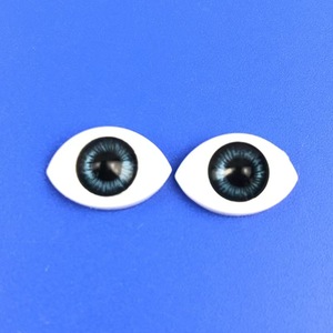 Ojos de muñeca Reborn ovalados de acrílico para manualidades de plástico de alta calidad - Product Image 3