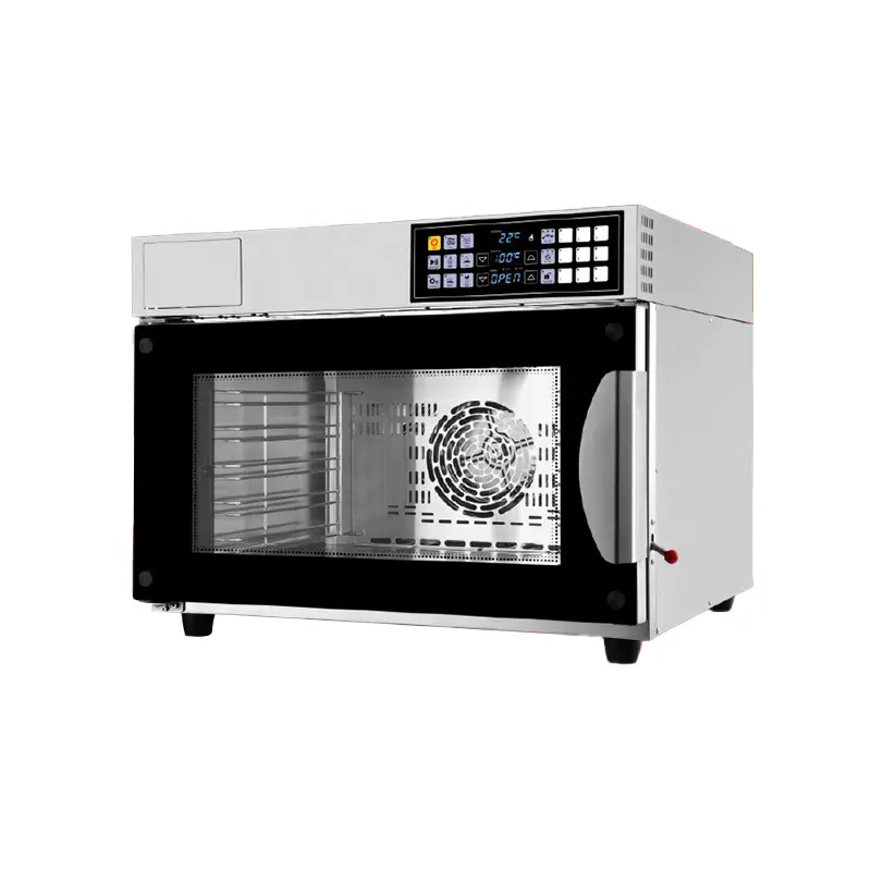 새로운 상업용 60L/95L/120L 전기 스낵 과자 빵 피자 뜨거운 공기 대류 증기 오븐 빵 프로퍼 기계 판매