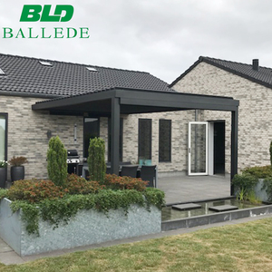 Restaurante Pérgola Terraza Techo Control remoto Impermeable Aluminio Persiana <span class=keywords><strong>El</strong></span>éctrica Pérgola Techo EE. UU. - Product Image 6