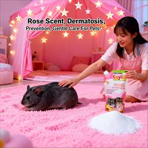 ทรายอาบน้ำสำหรับแฮมสเตอร์และชินชิลล่า DongnaiPETS 100% จากธรรมชาติ กลิ่นลาเวนเดอร์ ผลิตจากโดโลไมต์ ปราศจากฝุ่น ควบคุมกลิ่น เป็นมิตรต่อสิ่งแวดล้อม - Product Image 1