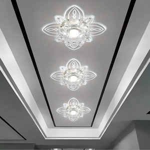 20cm mờ đầy màu sắc <span class=keywords><strong>LED</strong></span> pha lê đèn chùm ánh sáng Trần cho lối vào khách sạn Bar KTV nhà hàng - Product Image 5