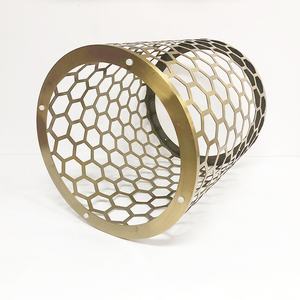 Di alta Qualità di Lusso Salotto Moderno Circolare Scava Fuori Lato Caffè Tè Tavolo di Marmo <span class=keywords><strong>gambe</strong></span> Oro Lucido Da Comodino Da Tavolo di Base - Product Image 5