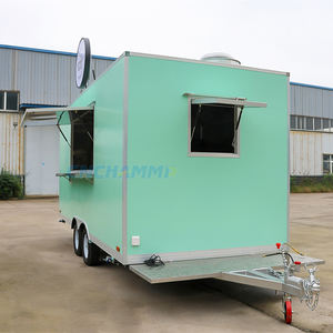 Mini Foodtruck, Cuisine Mobile, Remorque à Granités, Remorque à Hot-dogs, Chariot de Restauration Rapide, Petit Foodtruck Rond, Remorque de Concession Alimentaire - Product Image 6