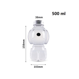 ขวดพลาสติก PET เกรดอาหาร รูปทรง Pubby ขนาด 350/500/700 มล. ขายส่ง ปลอดสาร BPA ป้องกันการรั่วซึม รีไซเคิลได้ 100% สำหรับโซดาและแชมเปญ - Product Image 4