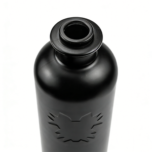 ขวดวิสกี้ เตกีลา วอดก้า ขนาด 750 มล. 700 มล. แบบกำหนดเอง ขวดแก้วโทนิค จิน สีดำด้าน พร้อมป้ายโลหะ - Product Image 4