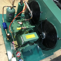 Compresseur hermétique R404a 2 CV, unités de condensation frigorifiques pour vitrine de supermarché, moteur Copeland R410A, pompe à engrenages
