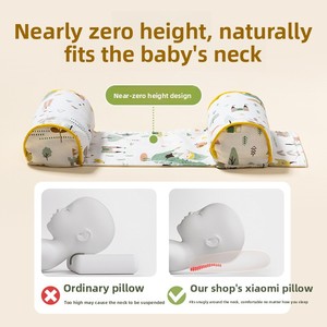 <span class=keywords><strong>Oreiller</strong></span> <span class=keywords><strong>de</strong></span> mise en forme pour bébé avec rembourrage en millet et <span class=keywords><strong>sarrasin</strong></span>, réglable, anti-déformation <span class=keywords><strong>de</strong></span> la tête, doux, respectueux <span class=keywords><strong>de</strong></span> la peau, respirant, pour nouveau-né - Product Image 2