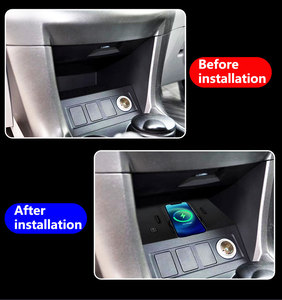 Chargeur sans fil de voiture rapide pour Toyota <span class=keywords><strong>Rav4</strong></span> 2005-2012 Connexion Bluetooth PC Matériel Allume-cigare Type Modèle Accord - Product Image 5