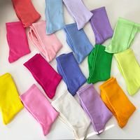 Chaussettes de sport en coton côtelées, élastiques, respirantes, écologiques, séchage rapide, couleurs vives, collection automne, vente en gros usine