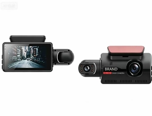 Cámara para Coche WiFi 1080P con Pantalla TN de 3 Pulgadas 110 °   Cámara DVR Gran Angular para Auto, Compatible con Tarjeta TF de 32G, Grabación en Bucle, Detección de Movimiento - Product Image 1