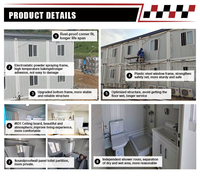 Maison préfabriquée pliable, assemblage rapide, portable, imperméable, isolée, durable, pour abri d'urgence, camping, chantier, bureau