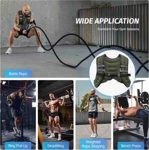 Hot Selling Customizable Neoprene Chest <strong>Weight</strong> <strong>Vest</strong> Adjustable Running <strong>Exercise</strong> Fitness Training Gear - Product Image 3