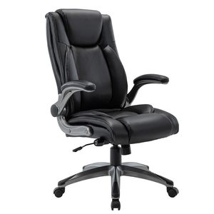 Luxuriöser Ergonomischer Stuhl Hochwertiges Atmungsaktives PU-Leder Verstellbarer Drehbarer Komfortabler Büro-Gaming-Stuhl mit Stabilem Sockel - Product Image 1