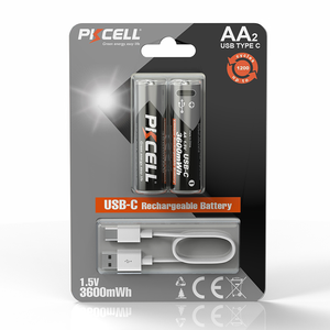 1.5v tipe-c Lithium isi ulang AA AAA baterai Li-ion isi ulang untuk mainan - Product Image 6