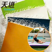 Tissu PVC double paroi renforcé TIANJIN, matériau imperméable pour la production de tapis de gymnastique gonflables