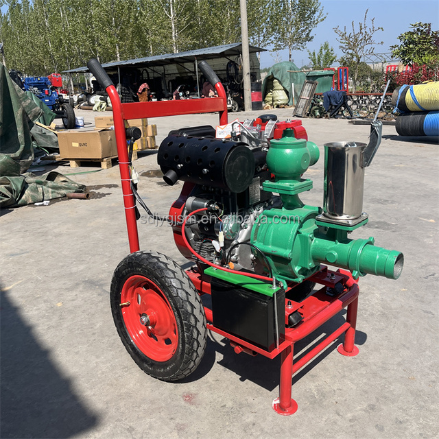 Rural irrigation and drought-resistant water pump sets    Pump with spray gun for watering the ground