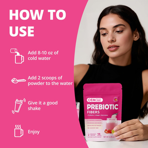 OEM Günlük Lif Takviyesi Lif Probiyotik Tozu, Probiyotikler, Kolajen ve Elektrolitler ile Bağırsak Sağlığını Destekler - Product Image 4