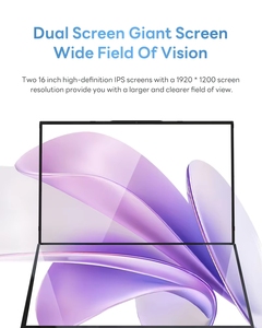 Portátil Plegable de Doble Pantalla Táctil Delgada con Intel I7 de 12.ª Generación Original, Nuevo, para Juegos, Negocios y <span class=keywords><strong>Estudiantes</strong></span> - Product Image 3