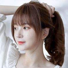 Top Gader marrón naranja con conjuntos de mujer de Peluca de muelle frontal de volumen - Product Image 1